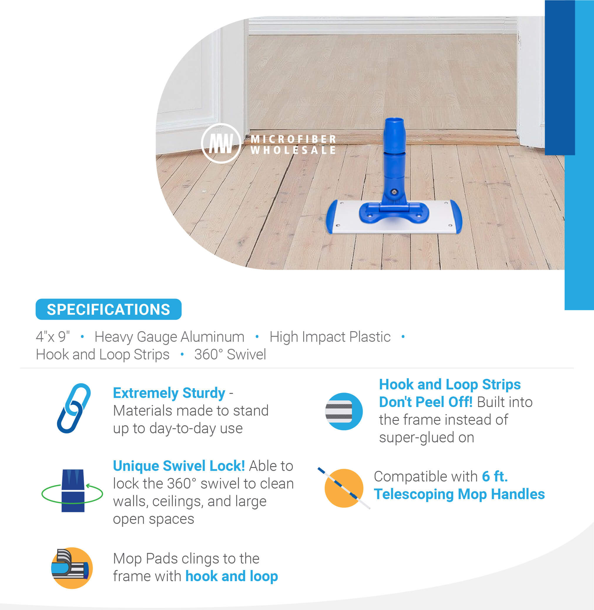 microfiber-wholesale-9-heavy-duty-mop-frame image 2