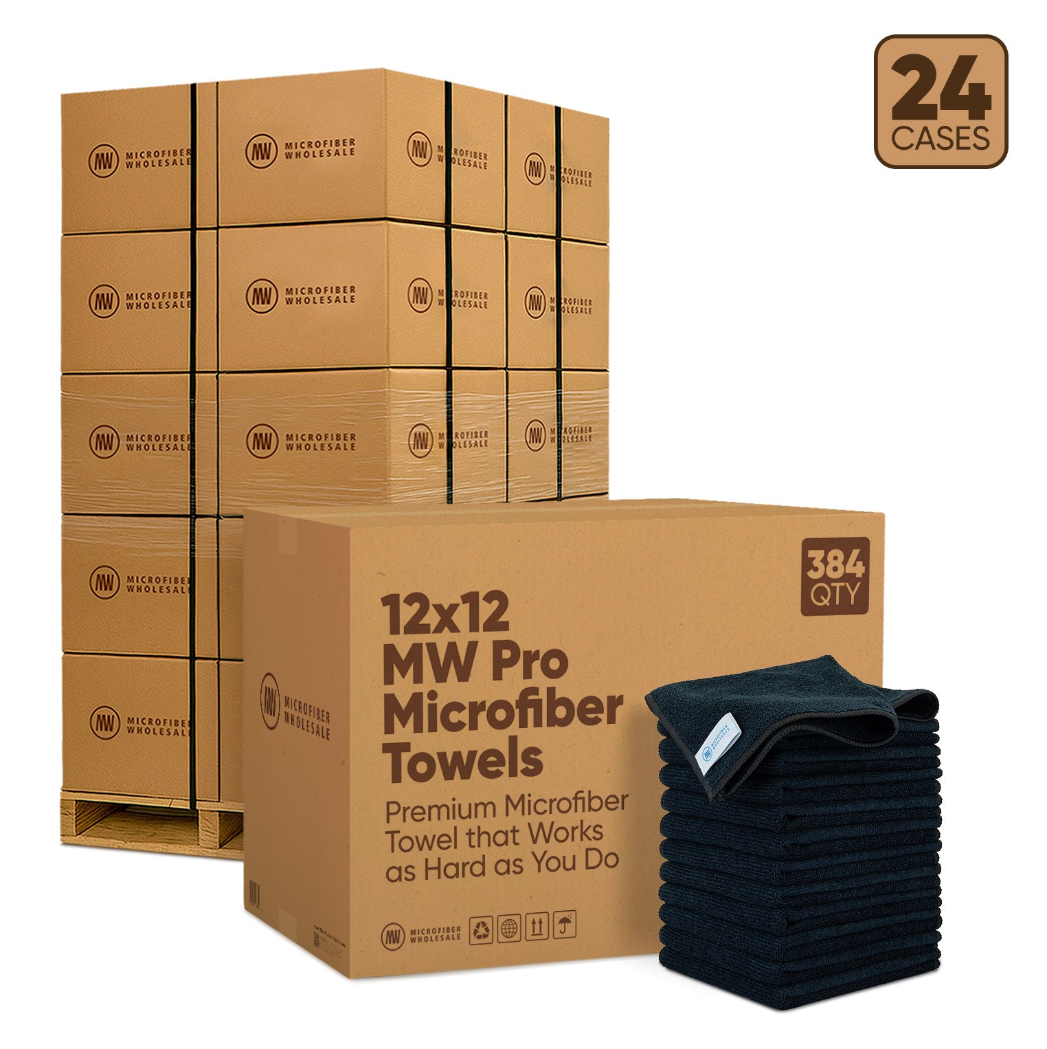 microfiber-wholesale-12-x12-mw-pro-microfiber-towels-24-case-pallet-384-case image 5