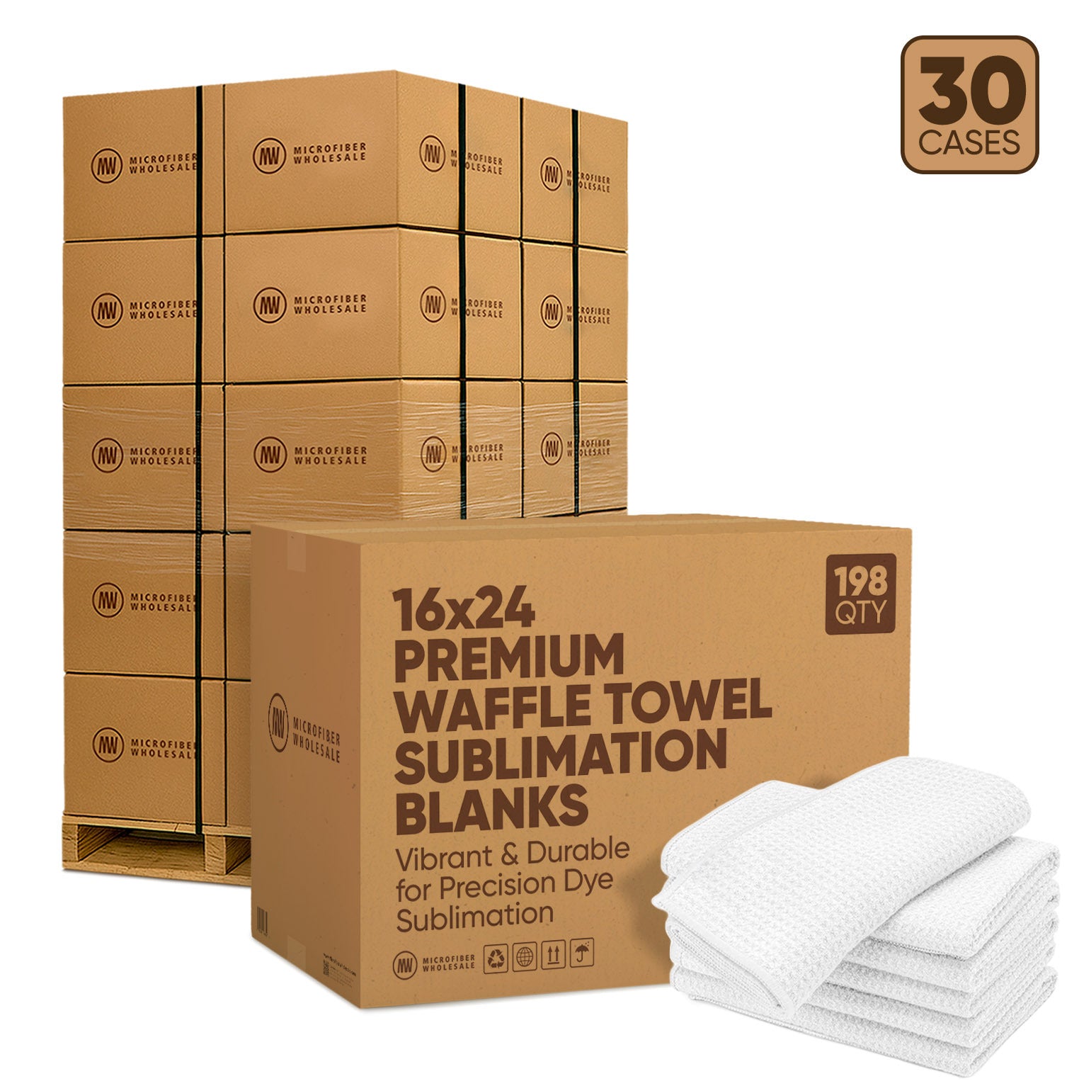 microfiber-wholesale-16-x24-premium-waffle-towels-30-case-pallet-198-case image 1