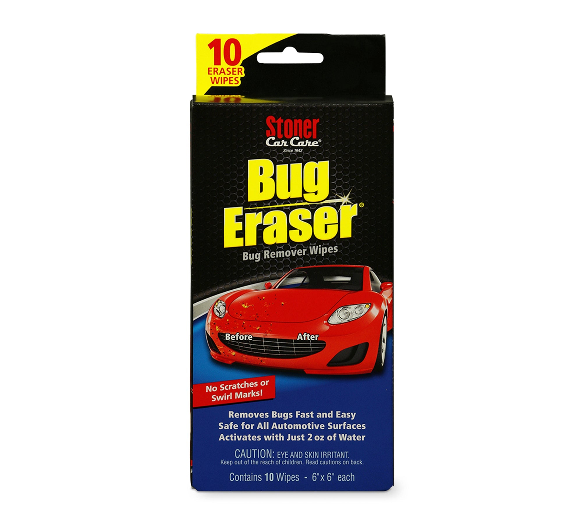 stoner-car-care-bug-eraser-wipes-10-count image 1