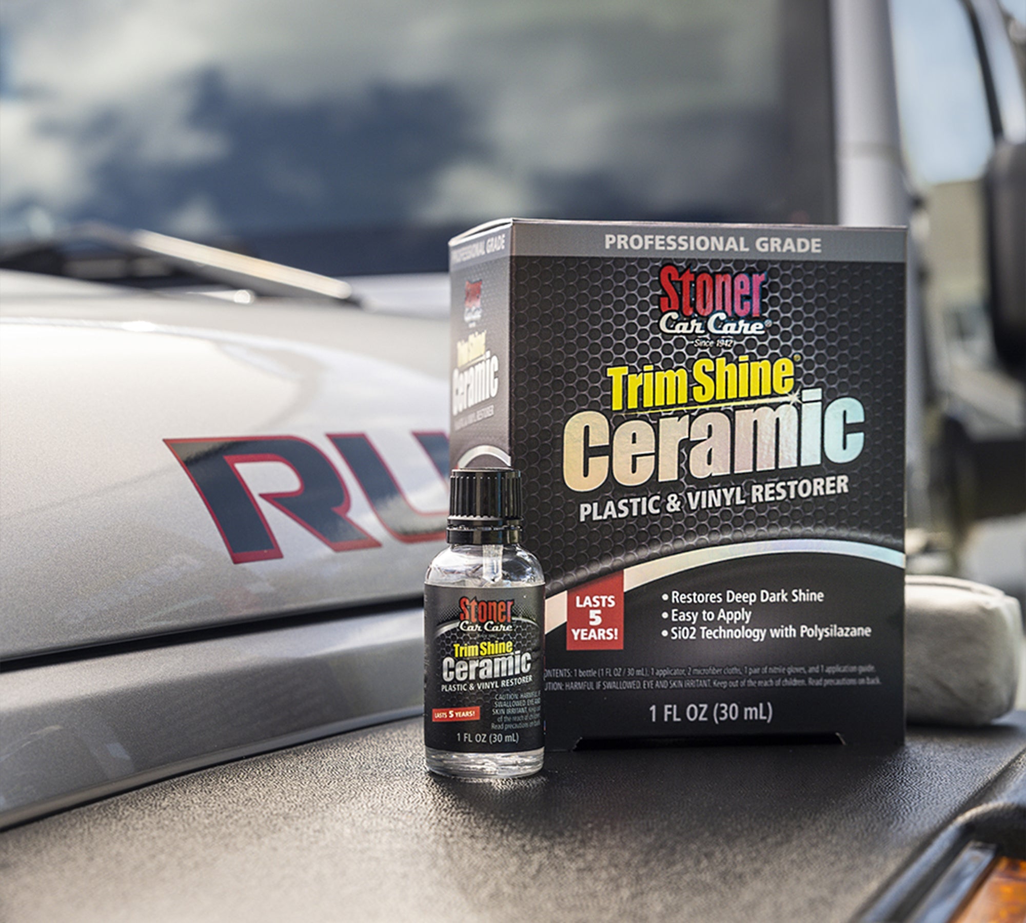 stoner-car-care-trim-shine-ceramic-kit-plastic-vinyl-restorer-with-professional- image 6