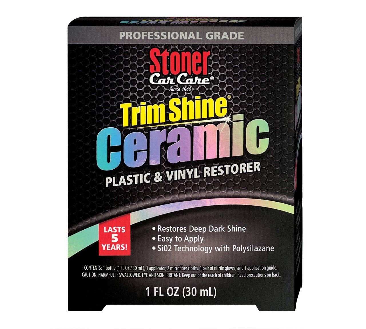 stoner-car-care-trim-shine-ceramic-kit-plastic-vinyl-restorer-with-professional- image 1
