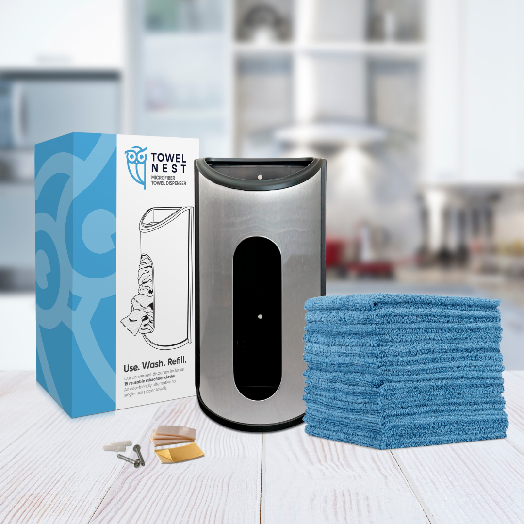 microfiber-wholesale-towelnest-towel-storage-container-with-15-dailies-microfibe image 5