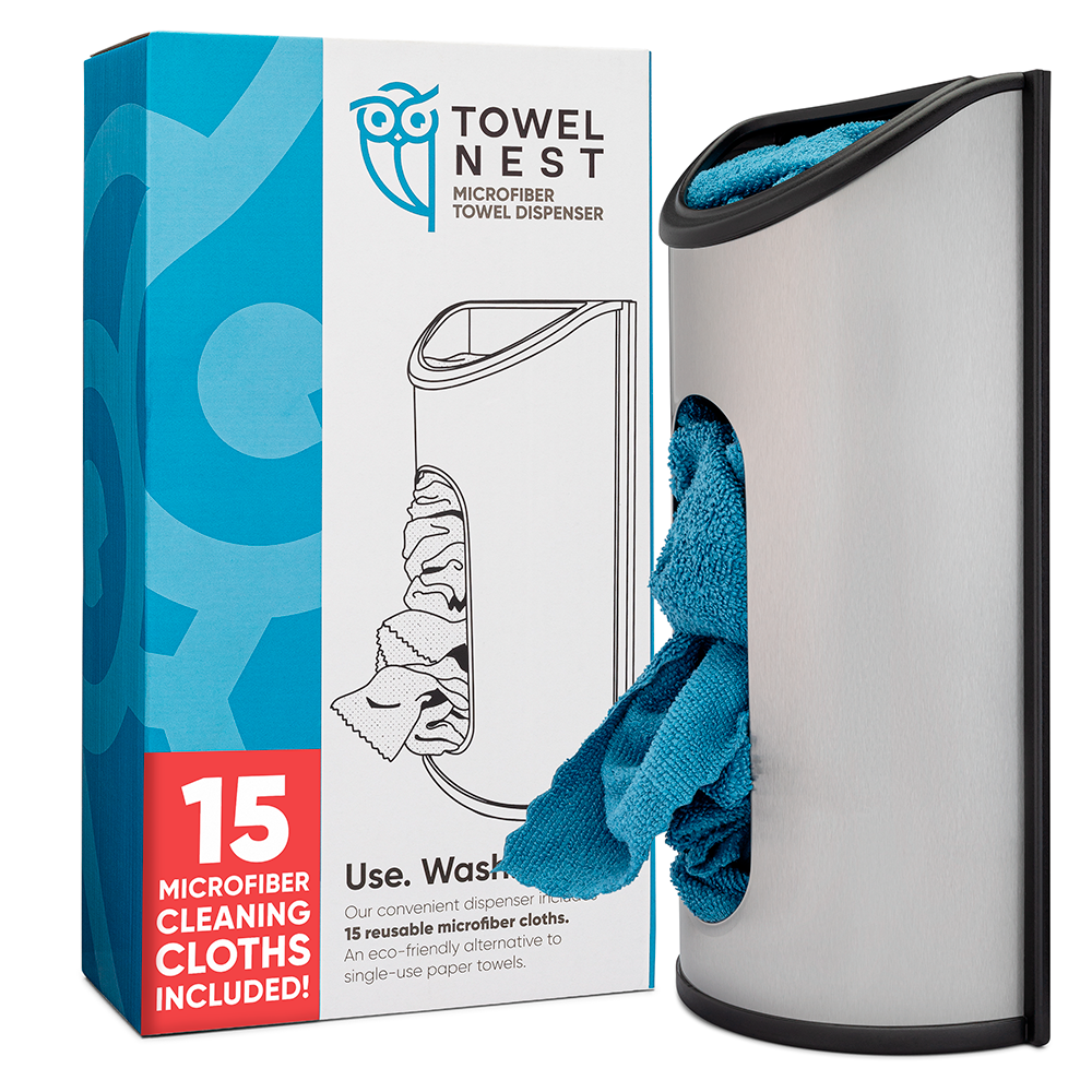 microfiber-wholesale-towelnest-towel-storage-container-with-15-dailies-microfibe image 6