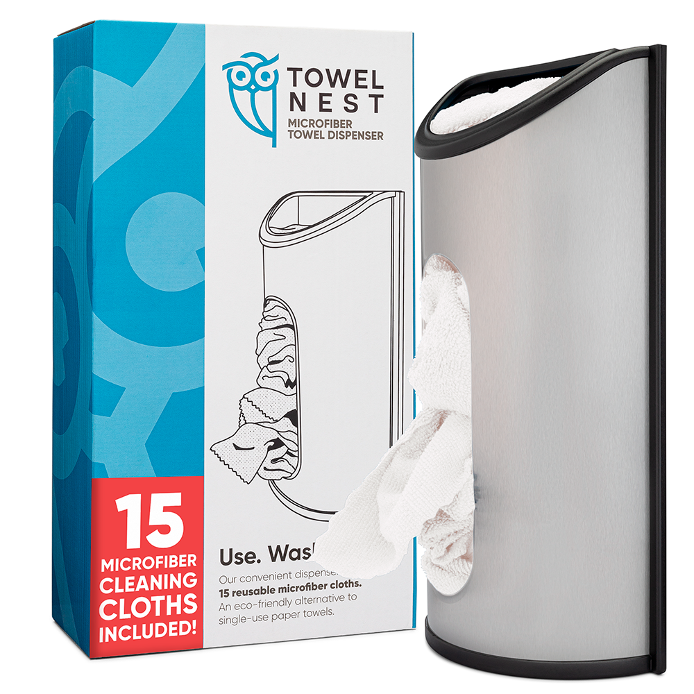 microfiber-wholesale-towelnest-towel-storage-container-with-15-dailies-microfibe image 7