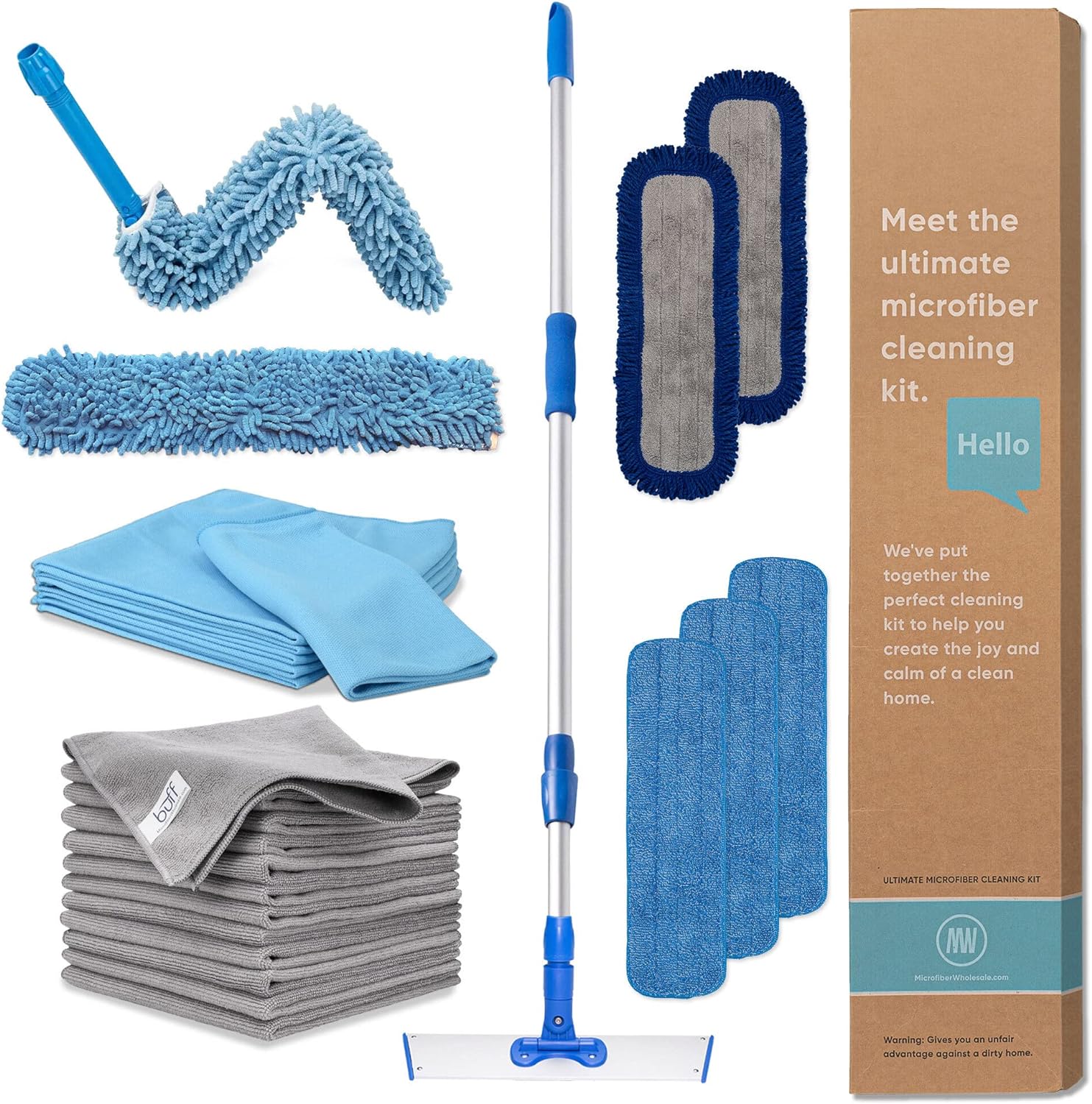microfiber-wholesale-ultimate-microfiber-cleaning-kit-complete-home-cleaning-set image 1